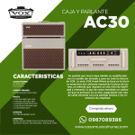 VOX CAJA Y PARLANTE AC30