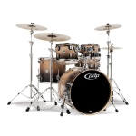 BATERIA PACIFIC PDCB2215NC 5 PIEZAS NATURAL TO CHARCOAL CHROME HW 8155