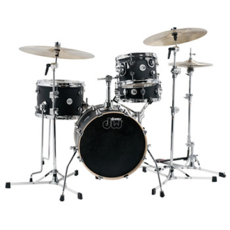 BATERIA DW DDLM1604BL 4 PIEZAS DESIGN SATIN BLK CR HW 16 KICK