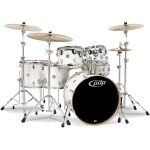 BATERIA PACIFIC PDCB2216SS 6 PIEZAS SILVER SPARKL CHRM HW 8155