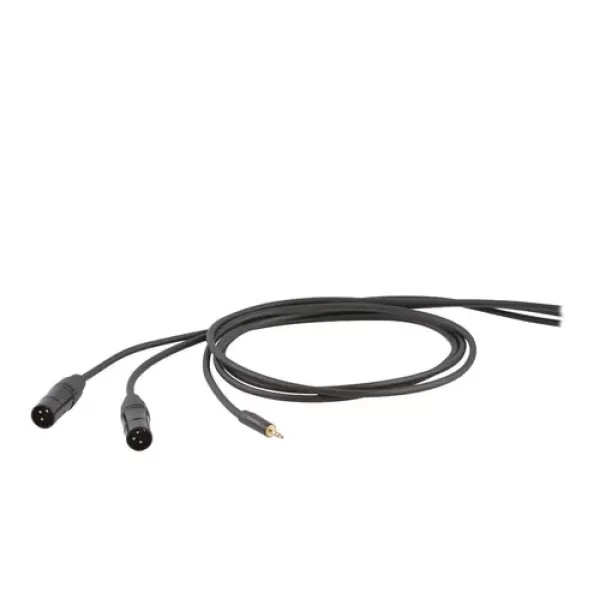 CABLE PROEL DHS595LU5 DH.AUDIO.CABLE.3.5.ST.2*3P.XLR.M.BK.5.M