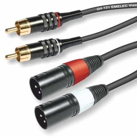 CABLE RELOOP 220105 2X RCA M/ 2X XLR M 3,0M