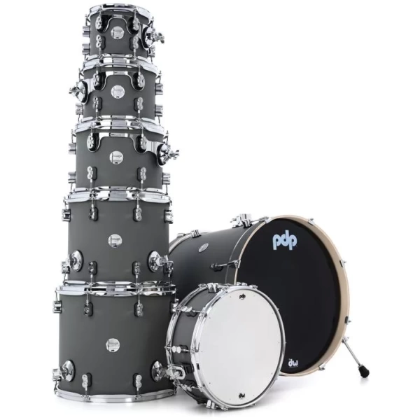 BATERIA PACIFIC PDCM2217SP 7 PIEZAS SATIN PEWTER / HW 815 - Imagen 3