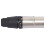 CONECTOR PROEL DHMX3PNK XLR PLUG CANON NICKEL
