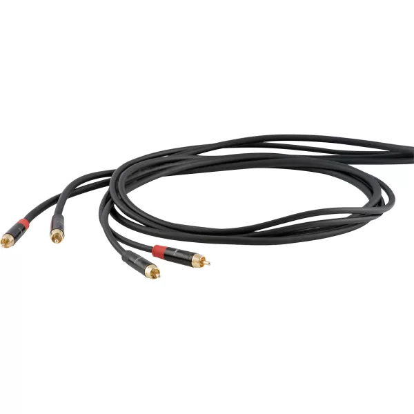 CABLE PROEL DHS505LU18 DH.AUDIO.CABLE.2*RCA.2*RCA.BK.1.8.M