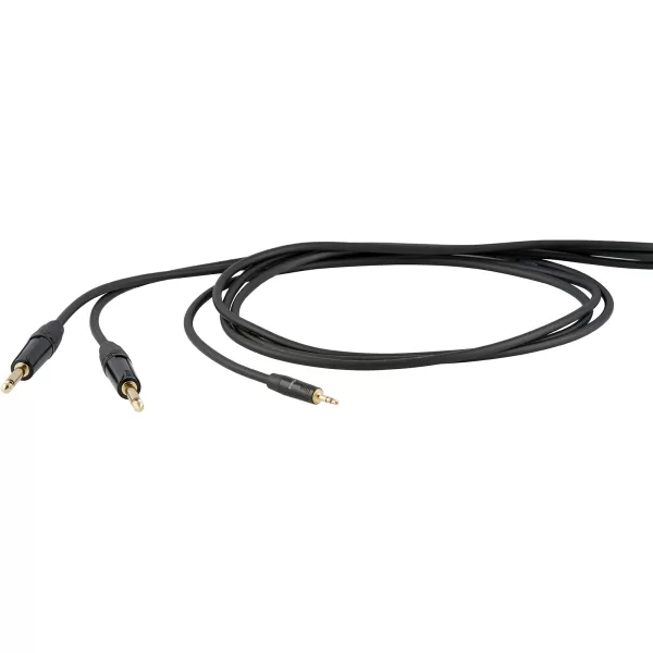 CABLE PROEL DHS545LU18DH.AUDIO.CABLE.3.5.ST.2*6.3.MN.BK.1.8.M
