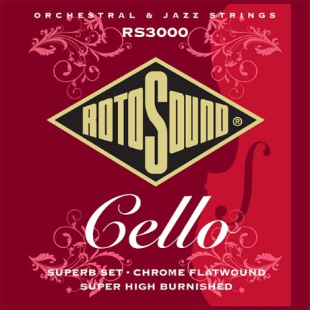 CUERDA ROTOSOUND RS3000 FLATWOUND CELLO