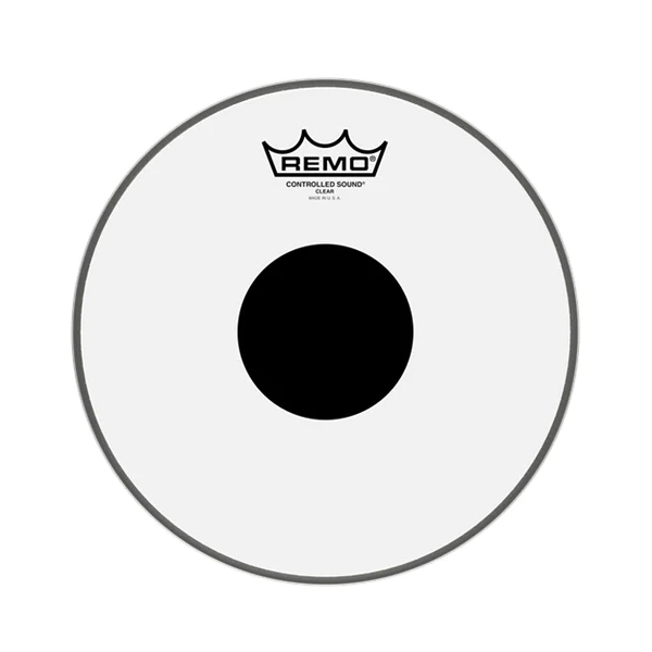 PARCHE REMO 18" CS-0318-10 CONTROLLED SOUND CLEAR PUNTO NEGRO