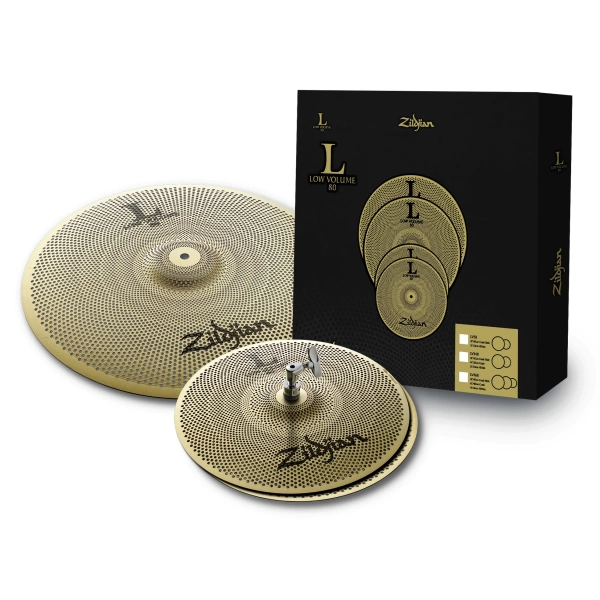SET PLAT ZILDJIAN LV38 LOW VOLUME L80 13/18