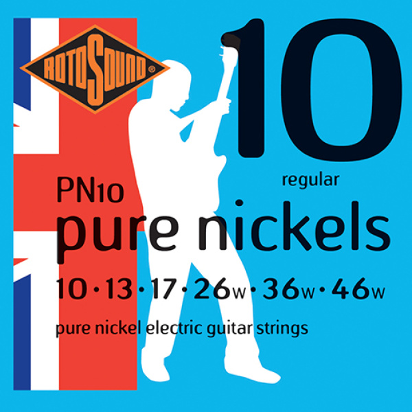 CUERDA ROTOSOUND PN10 PURE NICKEL 10 GAUGE SET