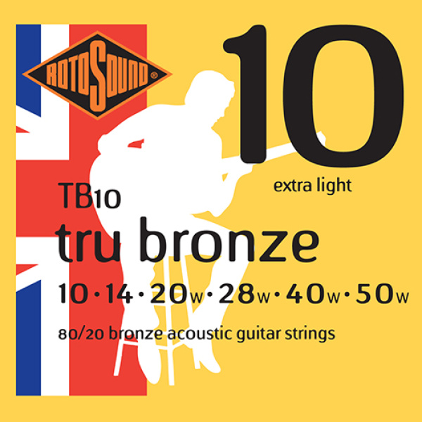 CUERDA ROTOSOUND TB10 TRU BRONCE GAUGE